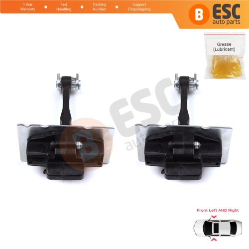 2 Pieces Front Door Hinge Stop Check Strap Limiter for Peugeot 308 MK2 4/5 Door 2013-2021 9677466980