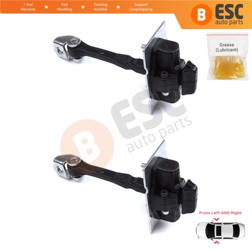 2 Pieces Front Door Hinge Stop Check Strap Limiter for Peugeot 308 MK2 4/5 Door 2013-2021 9677466980