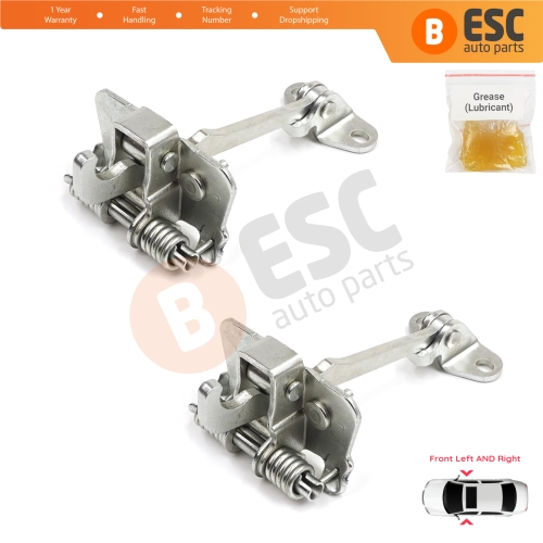 2 Pieces Front Door Hinge Stop Check Strap Limiter for Fiat Scudo Peugeot Expert 806 Citroen Jumpy Dispatch MK1 918190