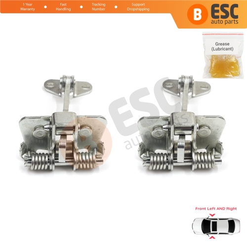 2 Pieces Front Door Hinge Stop Check Strap Limiter for Fiat Scudo Peugeot Expert 806 Citroen Jumpy Dispatch MK1 918190