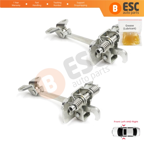 2 Pieces Front Door Hinge Stop Check Strap Limiter for Fiat Scudo Peugeot Expert 806 Citroen Jumpy Dispatch MK1 918190