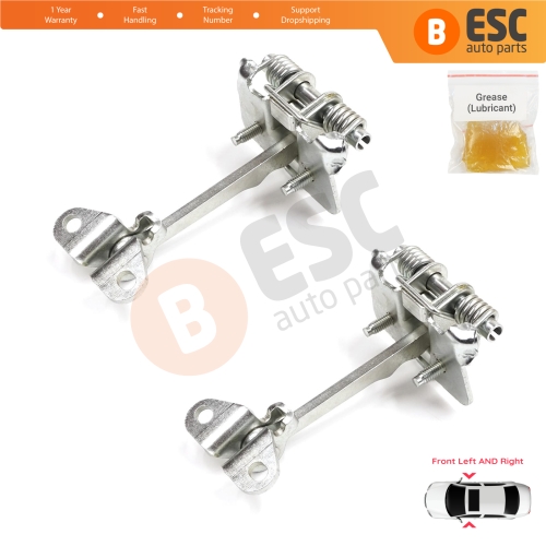 2 Pieces Front Door Hinge Stop Check Strap Limiter for Fiat Scudo Peugeot Expert 806 Citroen Jumpy Dispatch MK1 918190