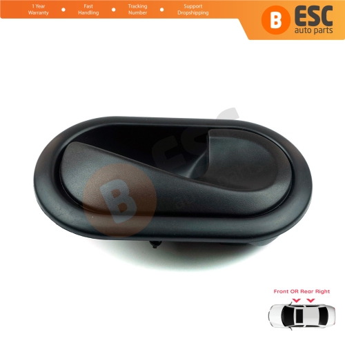 Interior Door Handle Right Black for Renault Scenic Megane Twingo Kangoo MK2 Clio Master MK3 Sandero Logan Duster MK1 Modus Movano B Citan W415 NV250 NV400 8200028486