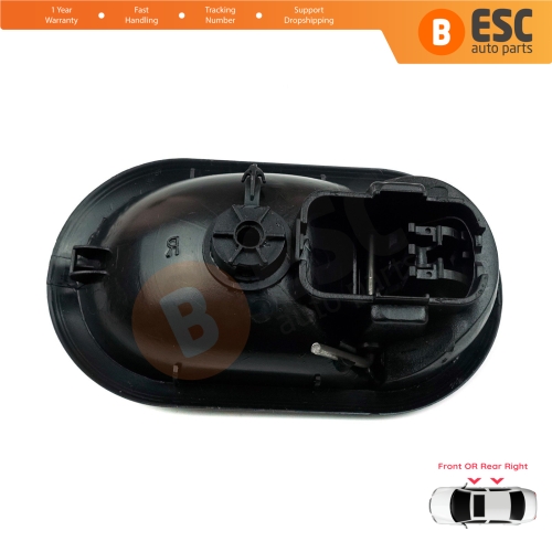 Interior Door Handle Right Black for Renault Scenic Megane Twingo Kangoo MK2 Clio Master MK3 Sandero Logan Duster MK1 Modus Movano B Citan W415 NV250 NV400 8200028486