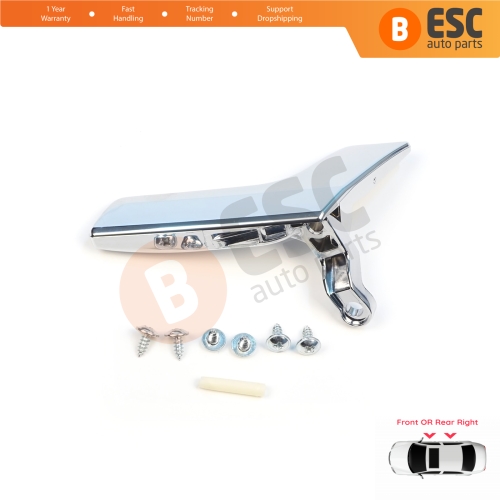 Interior Door Handle Bright Chrome Plated Right Side 2047202763 for Mercedes W204