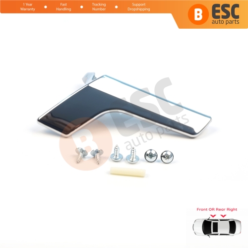 Interior Door Handle Bright Chrome Plated Right Side 2047202763 for Mercedes W204