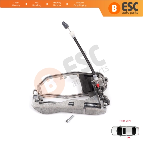 Car Door Handle Carrier Bracket Handle Housing Rear Left 51228243635 For BMW X5 E53 2000-2006