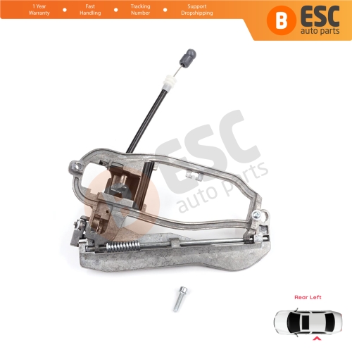 Car Door Handle Carrier Bracket Handle Housing Rear Left 51228243635 For BMW X5 E53 2000-2006