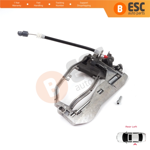 Car Door Handle Carrier Bracket Handle Housing Rear Left 51228243635 For BMW X5 E53 2000-2006
