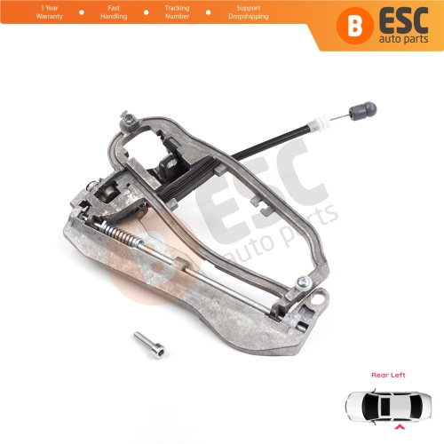 Car Door Handle Carrier Bracket Handle Housing Rear Left 51228243635 For BMW X5 E53 2000-2006