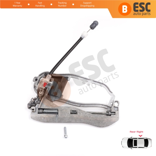 Car Door Handle Carrier Bracket Handle Housing Rear Right 51228243636 For BMW X5 E53 2000-2006