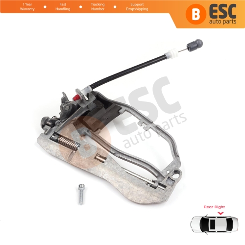 Car Door Handle Carrier Bracket Handle Housing Rear Right 51228243636 For BMW X5 E53 2000-2006