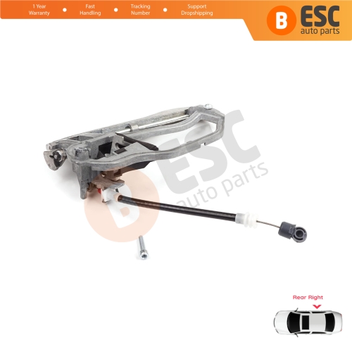 Car Door Handle Carrier Bracket Handle Housing Rear Right 51228243636 For BMW X5 E53 2000-2006