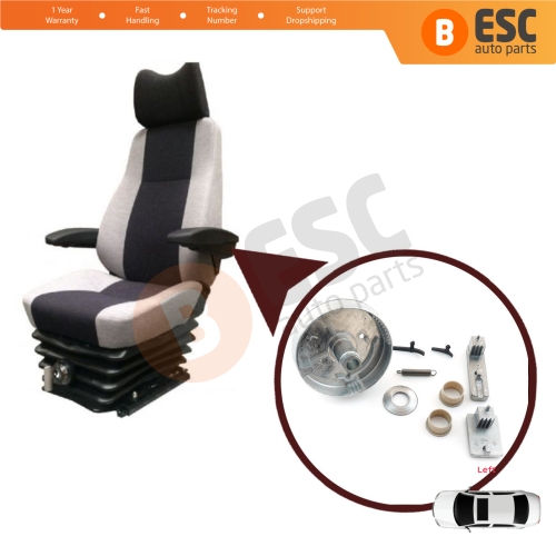 Seat Left Arm Armrest Latch Bracket for Mercedes Vito Viano W639 Sprinter MK2 906 VW Crafter 2E 2F