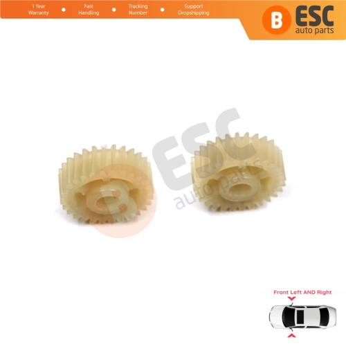 2 Pieces Side Mirror Folding Gear for Honda Jazz Stepwgn MK2 Toyota Vios 28 Teeth