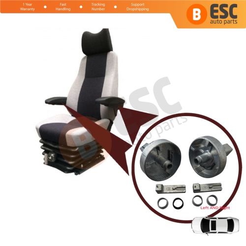 Seat Left Right Arm Armrest Latch Bracket for Mercedes Vito Viano W639 Sprinter MK2 906 VW Crafter 2E 2F