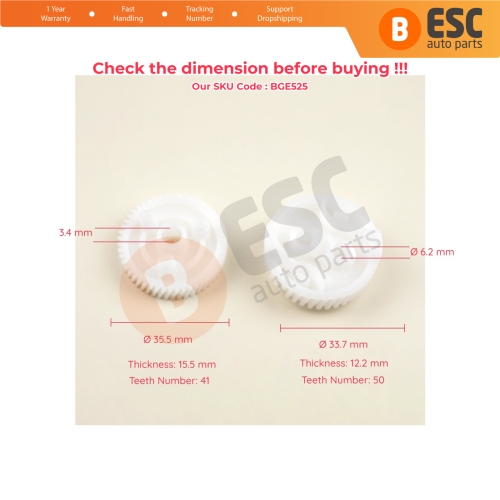 Right Door Lock Latch Actuator Repair Gears 51217202146 For BMW 1 3 5 F Z Series