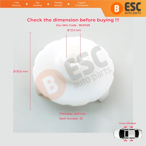 Window Regulator Motor Cog Roller Inner Gear for VW Passat B5 B5.5 3B 3BG Skoda Superb MK1 B5 3U 3B1837461