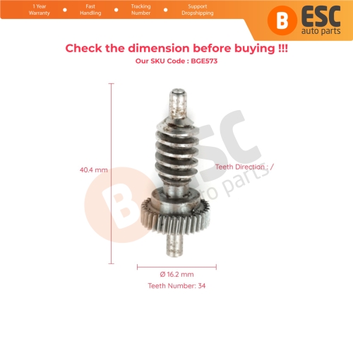 Side Wing Mirror 7E1857507 508 Repair Gear For VW Transporter T6 2016-On 34 Teeth
