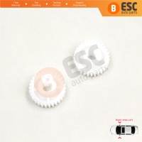 2 Pieces Electrical Side Wing Mirror Folding Motor Repair Gear 30 Teeth for Hyundai i30 i20 i10
