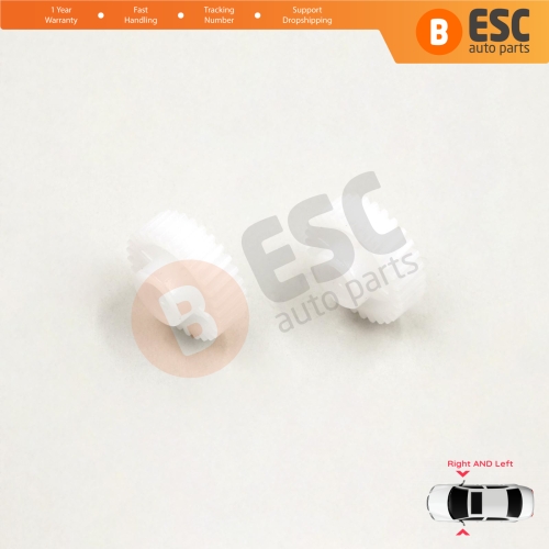 2 Pieces Electrical Side Wing Mirror Folding Motor Repair Gear 30 Teeth for Hyundai i30 i20 i10