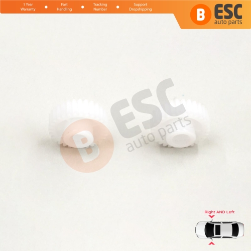 2 Pieces Electrical Side Wing Mirror Folding Motor Repair Gear 30 Teeth for Hyundai i30 i20 i10