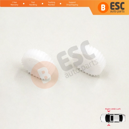 2 Pieces Electrical Side Wing Mirror Folding Motor Repair Gear 30 Teeth for Hyundai i30 i20 i10