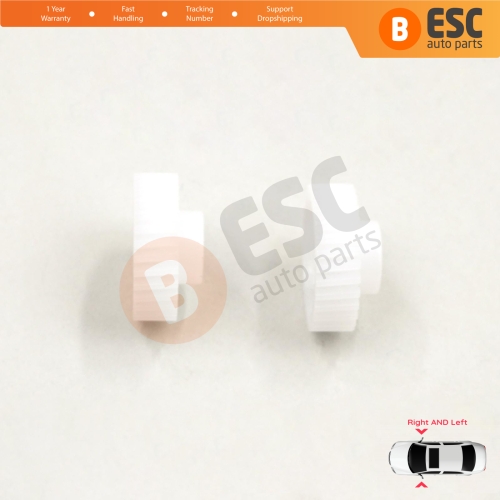 2 Pieces Electrical Side Wing Mirror Folding Motor Repair Gear 30 Teeth for Hyundai i30 i20 i10