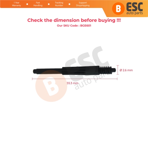 Speedometer Kilometer Repair Gear for Mazda Kia Length 55.3 mm