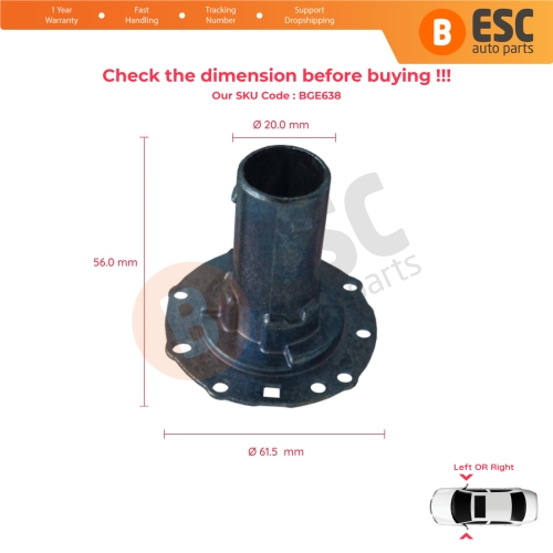 Side Wing Exterior Mirror Folding Rotating Bracket Gear Bearing Inner Internal Bush Repair Part For VW Transporter Caravelle T7