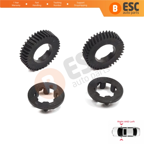 Side Wing View Mirror Fold Motor Plastic Gear Set For Nissan Qashqai MK2 Murano MK3 Teana MK1 MK2