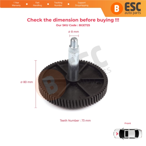 Windshield Glass Wiper Motor Repair Gear for Scania Trucks 4 PRT Series 1995-2017 1318506