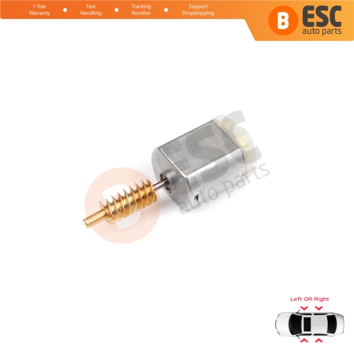 Car Door Lock Latch Actuator FC280 12V DC Motor Metal Gear Total 57.20 mm for Renault Clio Dacia Sandero