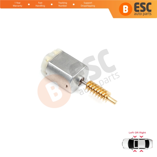 Car Door Lock Latch Actuator FC280 12V DC Motor Metal Gear Total 57.20 mm for Renault Clio Dacia Sandero
