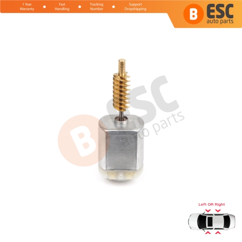 Car Door Lock Latch Actuator FC280 12V DC Motor Metal Gear Total 57.20 mm for Renault Clio Dacia Sandero