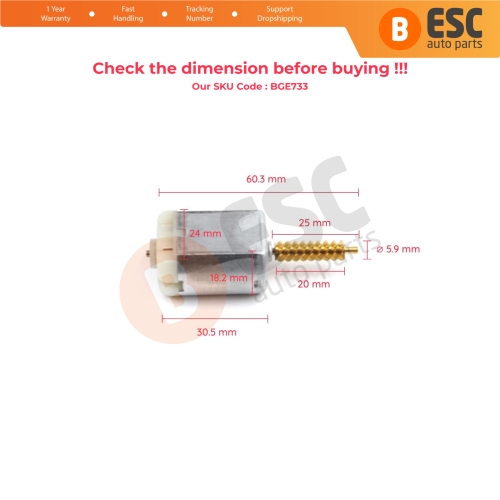 Car Door Lock Latch Actuator FC280 12V DC Motor Gear for Hyundai Sonata NF 2004-2010 Santa Fe CM I30 FD 2007-2012 1020300