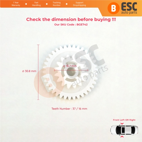 Front Door Central Lock Actuator 5-Pin Motor Repair Gear for Kia Cerato MK1 LD 2003-20011 Sephia Spectra 95735-2F010
