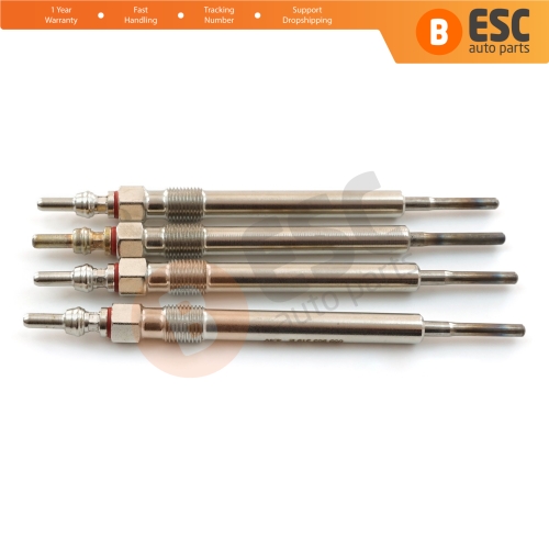 4 Pcs Heater Glow Plugs 0250403009 03L963319A for VW Audi Seat Skoda