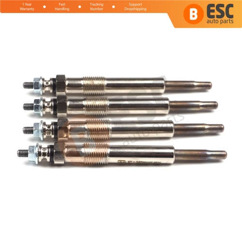 4 Pcs Heater Glow Plugs GX96 XS4U6M090AB GN993 for Ford 1.8