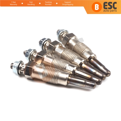 4 Pcs Heater Glow Plugs GX68 0100226190 for Ford Fiat Opel Renault 1.6 2.5 D