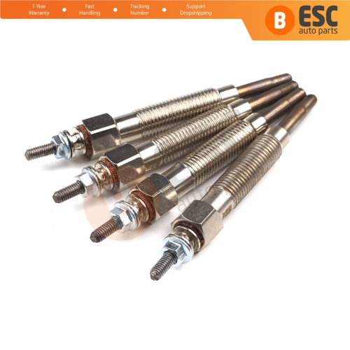 4 Pcs Heater Glow Plugs GJ55MI 0100226233 for Nissan Kia Hyundai Mitsubishi 2.3 2.5 D