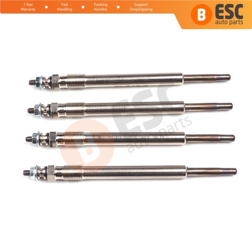 4 Pcs Heater Glow Plugs GX128 0100226353 for Mercedes A W168 Vaneo1.7 CDI
