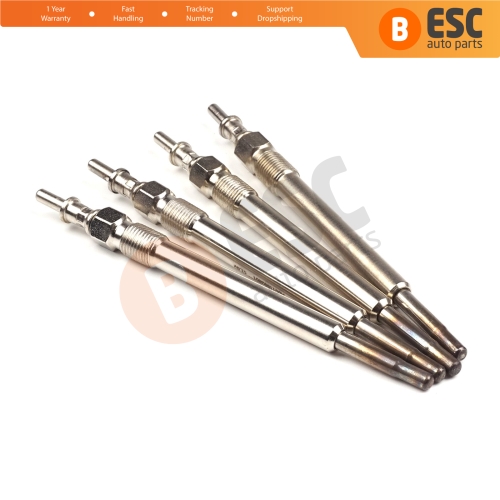 4 Pcs Heater Glow Plugs 11.5 V GX129 80036 0 250 202 045 for Mercedes Chrysler Cherokee
