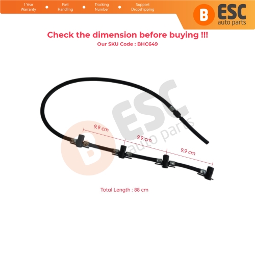 Fuel Overflow Hose A6460700932 for Mercedes Sprinter 2.2 CDI