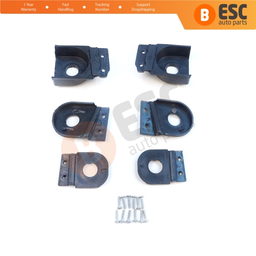 Headlight Holder Mount Repair Bracket Tab Set Left Right Side for Audi A6 C6 S6 RS6 Avant Quattro Allroad 2004-2011 4F0998122 4F0998121