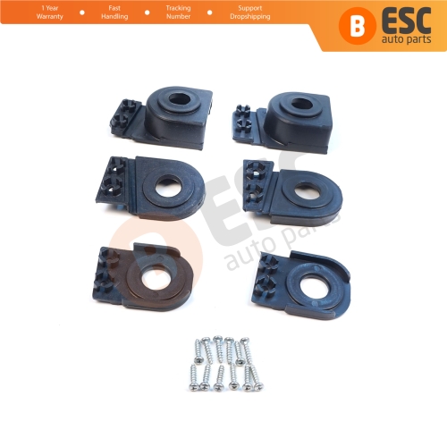 Headlight Holder Mount Repair Bracket Tab Set Left Right Side for Audi A6 C6 S6 RS6 Avant Quattro Allroad 2004-2011 4F0998122 4F0998121