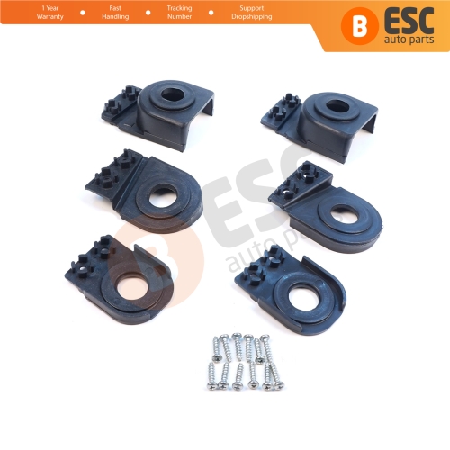 Headlight Holder Mount Repair Bracket Tab Set Left Right Side for Audi A6 C6 S6 RS6 Avant Quattro Allroad 2004-2011 4F0998122 4F0998121