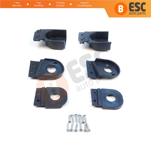 Headlight Holder Mount Repair Bracket Tab Set Left Right Side for Audi A6 C6 S6 RS6 Avant Quattro Allroad 2004-2011 4F0998122 4F0998121