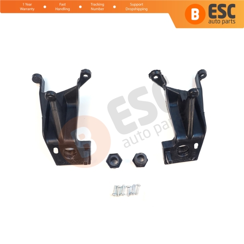 Headlight Holder Mount Repair Bracket Tab Set Left Side for Fiat Linea 323 110 2007-2018 51785219 51776318