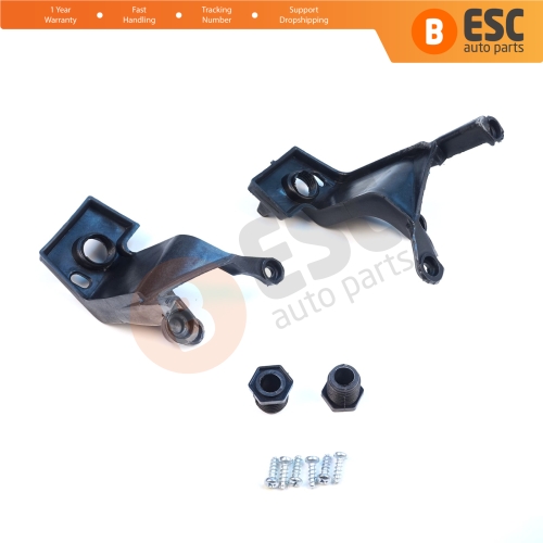 Headlight Holder Mount Repair Bracket Tab Set Left Side for Fiat Linea 323 110 2007-2018 51785219 51776318